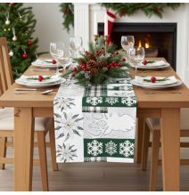 Gobelin terítő "Green Elegance" Chenille IT041