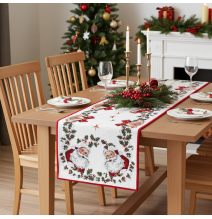 Gobelin terítő Mikulás Chenille IT014