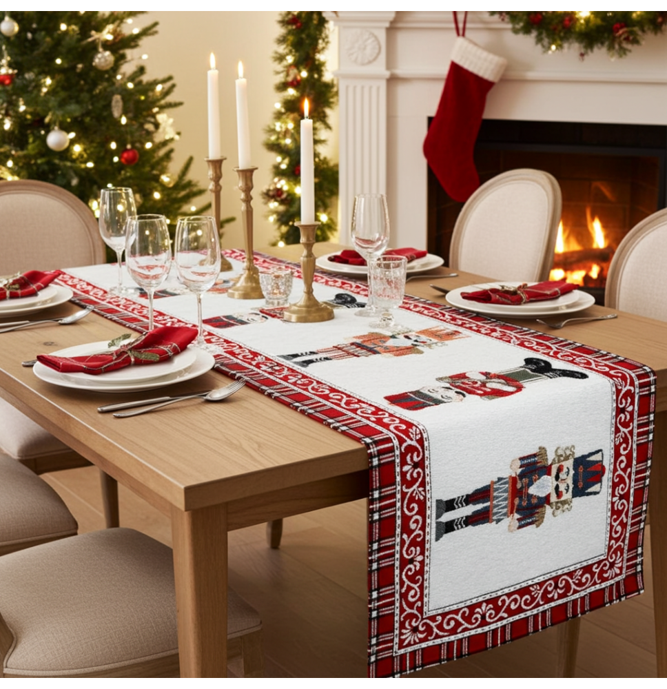 Gobelin terítő Diótörő Chenille IT035