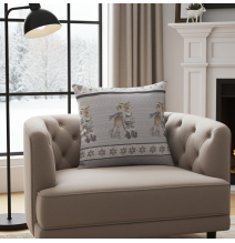 Párnahuzat rénszarvas bézs 40x40 cm MADE IN ITALY