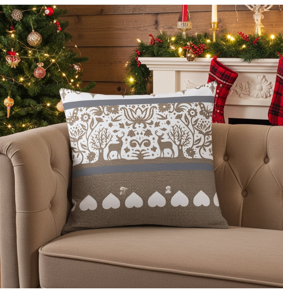 Párnahuzat TIROL bézs 40x40 cm MADE IN ITALY