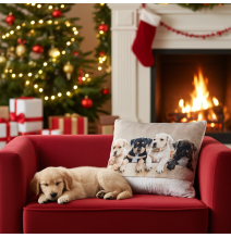 Szigetelt párna Kölykök 40x40 cm