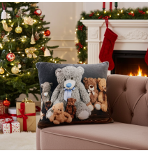 Szigetelt párna Játékmackók család 40x40 cm