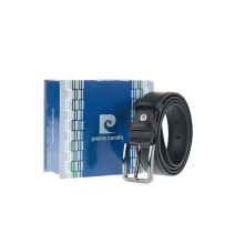 Herren Leder Gürtel 82 schwarz | Pierre Cardin