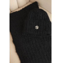 Női kalap és sál CZ7 fekete