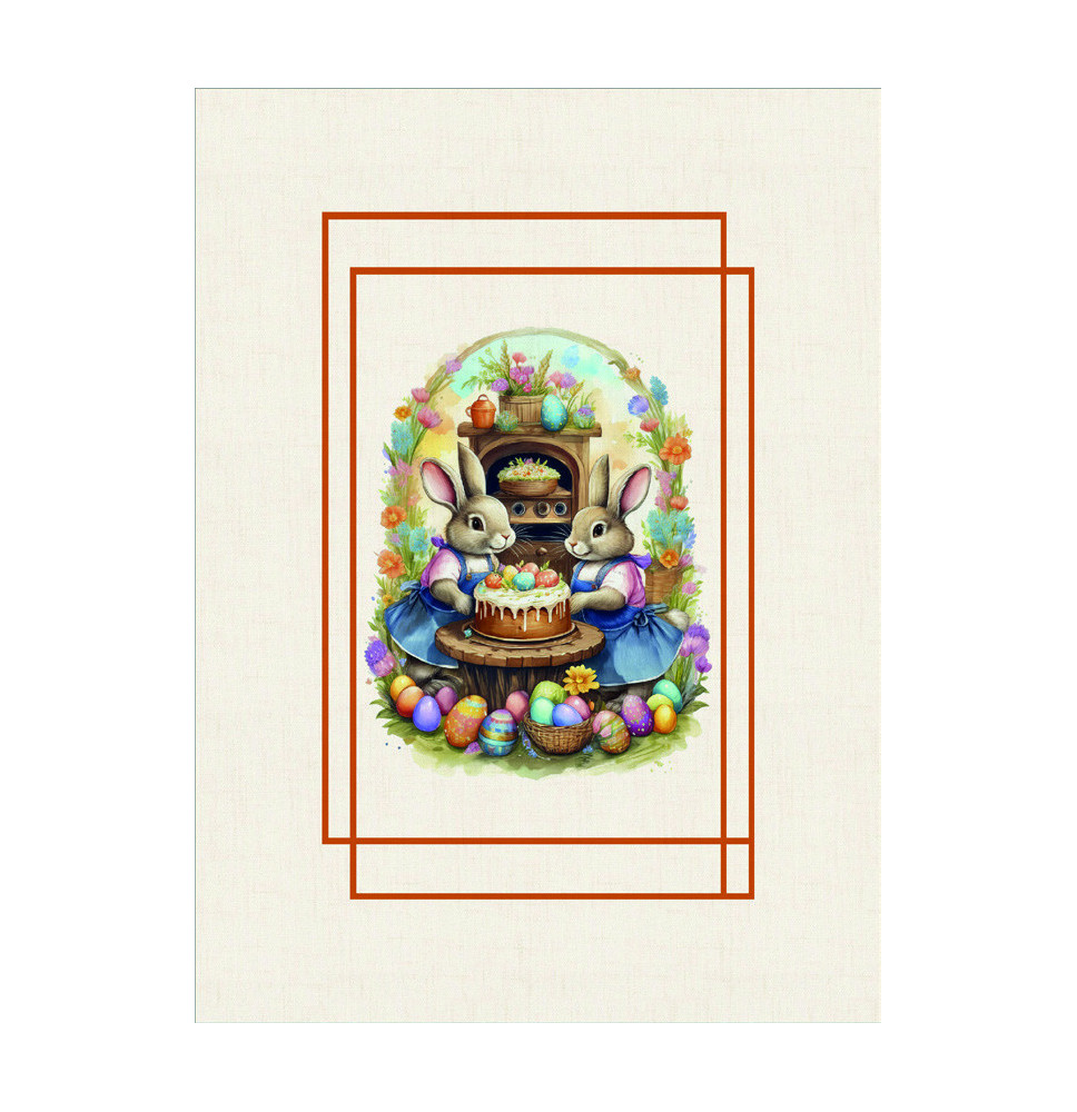 Pamut konyharuha digitális nyomtatás MIGU06