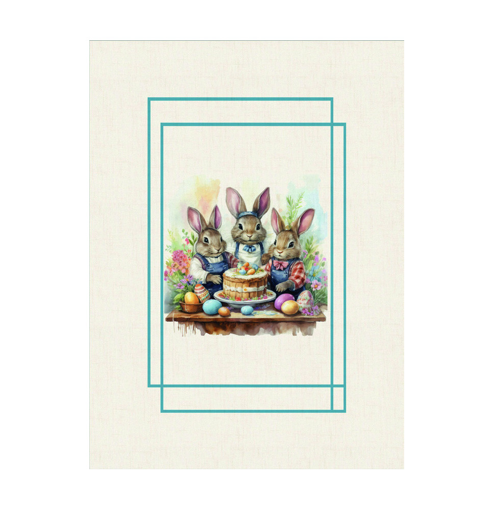 Pamut konyharuha digitális nyomtatás MIGU06