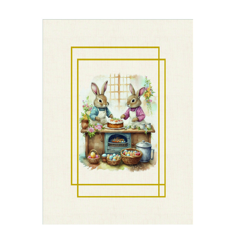 Pamut konyharuha digitális nyomtatás MIGU06