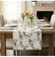 Húsvéti Jacquard vízálló asztali futó