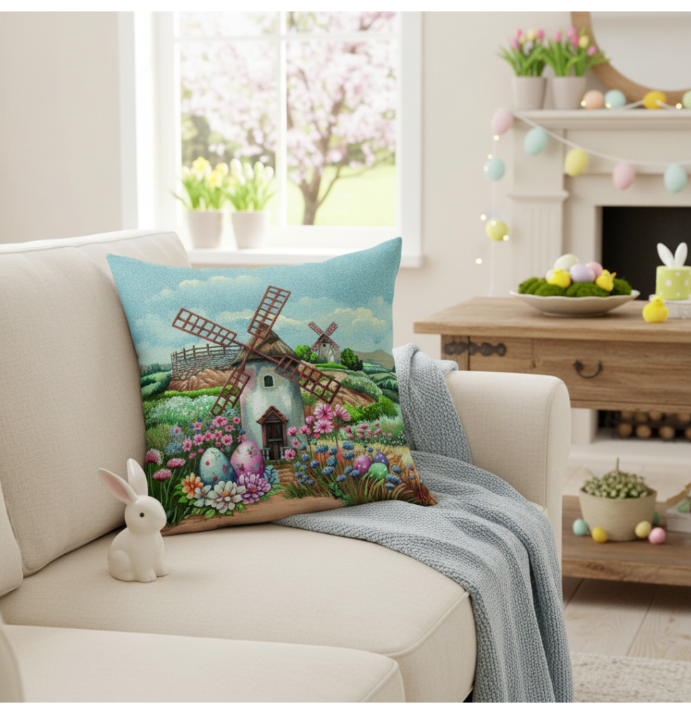 Húsvéti Párnahuzat gobelin 42x42 cm MI08