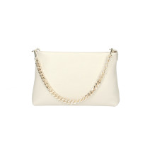 Női bőr válltáska 739 bézs Made in Italy