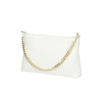 Női bőr válltáska 739 fehér Made in Italy