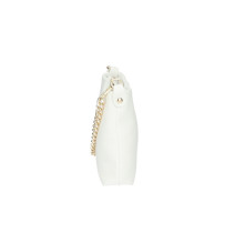 Női bőr válltáska 739 fehér Made in Italy