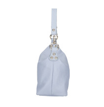 Női bőr kézitáska 170 égszínkék Made in Italy