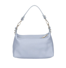 Női bőr kézitáska 170 égszínkék Made in Italy