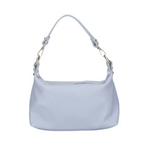 Női bőr kézitáska 170 égszínkék Made in Italy