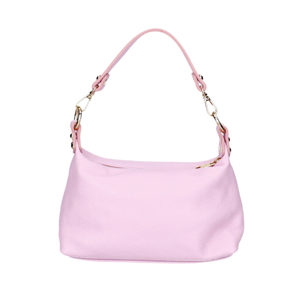 Női bőr kézitáska 170 Cukorka Rózsaszín Made in Italy