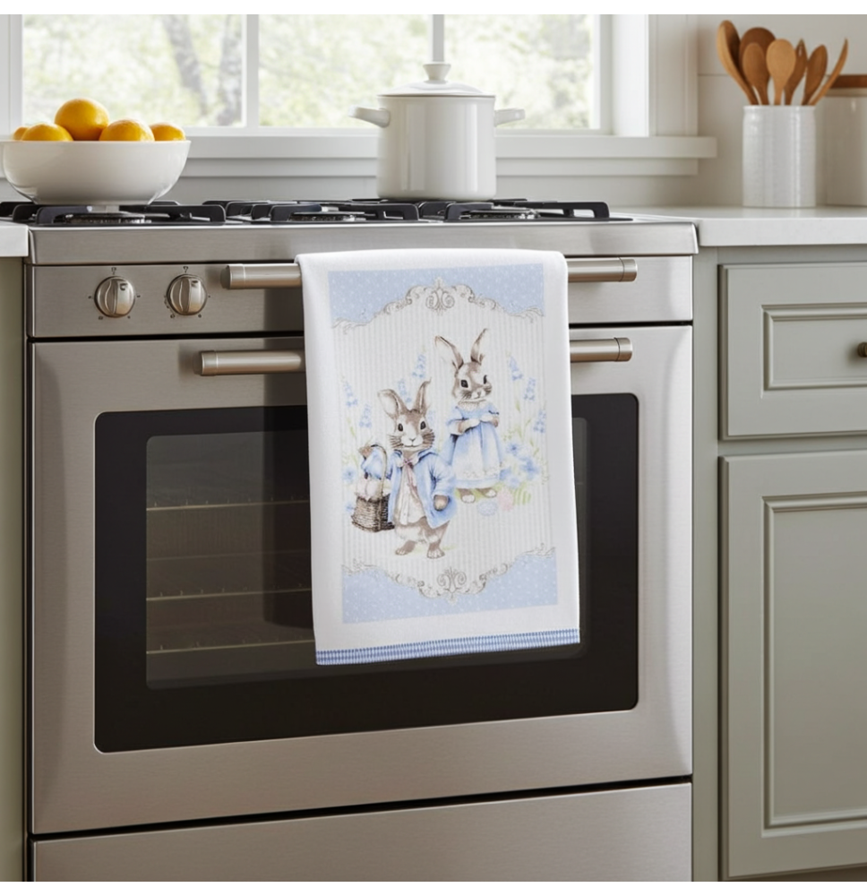 Pamut törölköző Nyuszik 50x70 cm