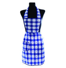 Pamut konyhai kötény kék, szívekkel