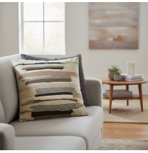 Párnahuzat gobelin Fuji bézs Chenille IT122