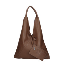 Női bőr válltáska 155 barna Made in Italy