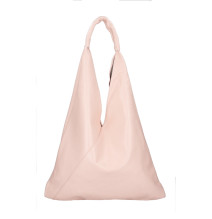 Női bőr válltáska 155 rózsaszín Made in Italy