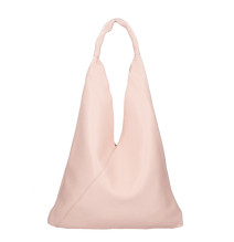 Női bőr válltáska 155 rózsaszín Made in Italy