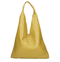 Női bőr válltáska 155 okker Made in Italy