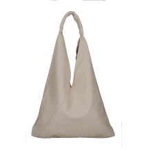 Női bőr válltáska 155 szürkésbarna Made in Italy