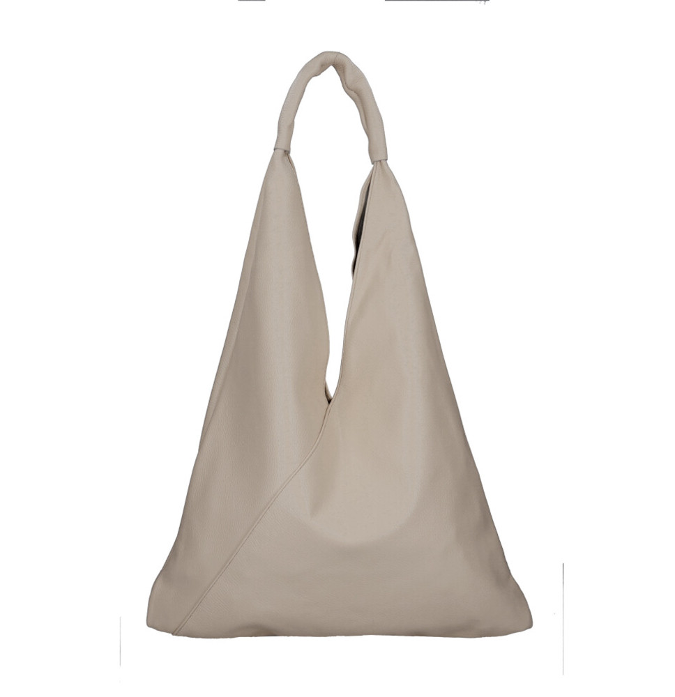 Női bőr válltáska 155 szürkésbarna Made in Italy