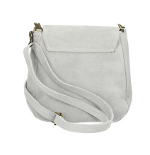 Bőr válltáska 1147 szürke