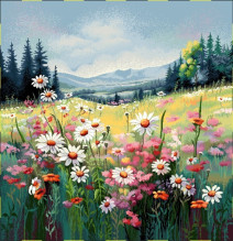 Párnahuzat gobelin 42x42 cm Eden 1426