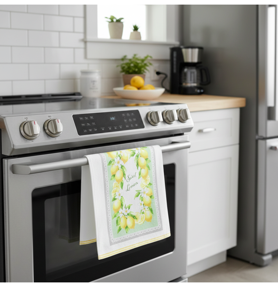 Pamut törölköző citromok 50x70 cm