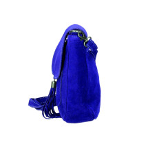 Bőr válltáska 1147 királykék
