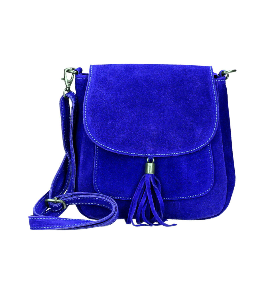 Bőr válltáska 1147 királykék