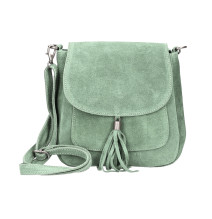 Bőr válltáska 1147 menta
