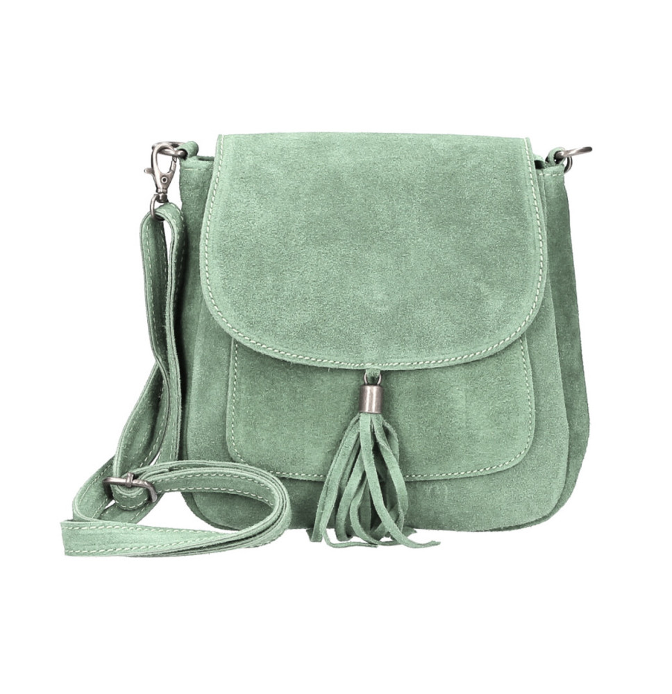 Bőr válltáska 1147 menta