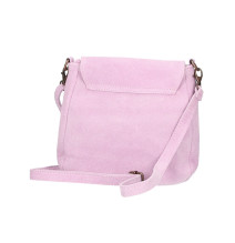 Bőr válltáska 1147 rózsaszín