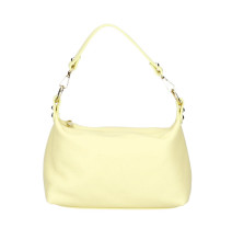 Női bőr kézitáska 170 citromsárga Made in Italy