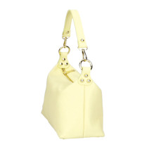 Női bőr kézitáska 170 citromsárga Made in Italy