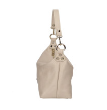 Női bőr kézitáska 170 szürkésbarna Made in Italy