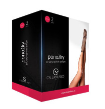 CalzaMilano harisnya 2 pár fekete