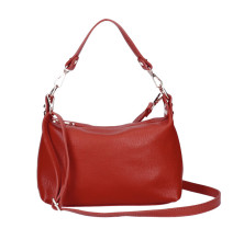 Női bőr kézitáska 170 piros Made in Italy