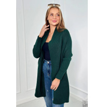 Női pulóver denevér típusú ujjakkal MI2019-13 zöld