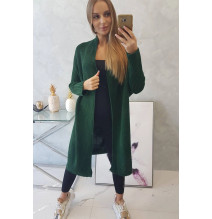 Női pulóver denevér típusú ujjakkal MI2019-13 zöld