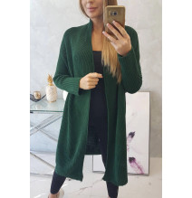 Női pulóver denevér típusú ujjakkal MI2019-13 zöld