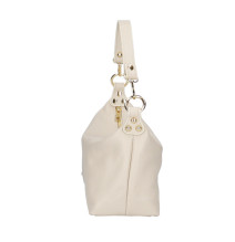 Női bőr kézitáska 170 bézs Made in Italy