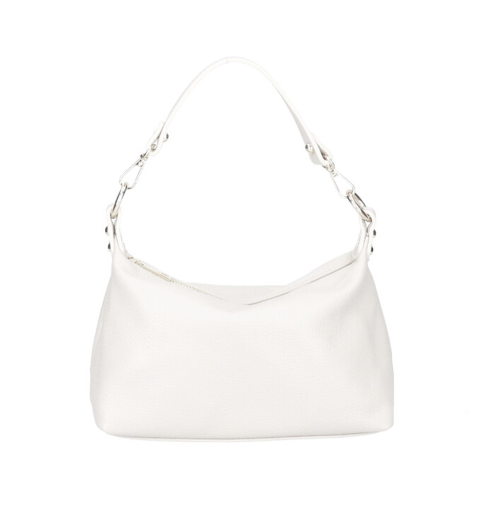 Női bőr kézitáska 170 fehér Made in Italy