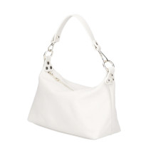 Női bőr kézitáska 170 fehér Made in Italy