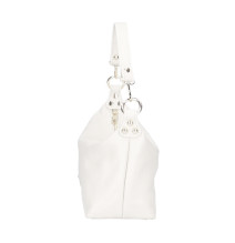 Női bőr kézitáska 170 fehér Made in Italy